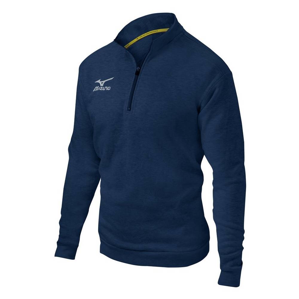 Mizuno Men's 1/2 Zip Fleece Pullover Navy (440621-NOL)